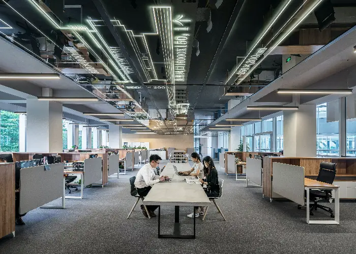 open office plans clash with Feng Shui