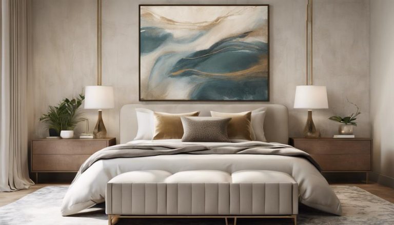 enhancing bedroom with art