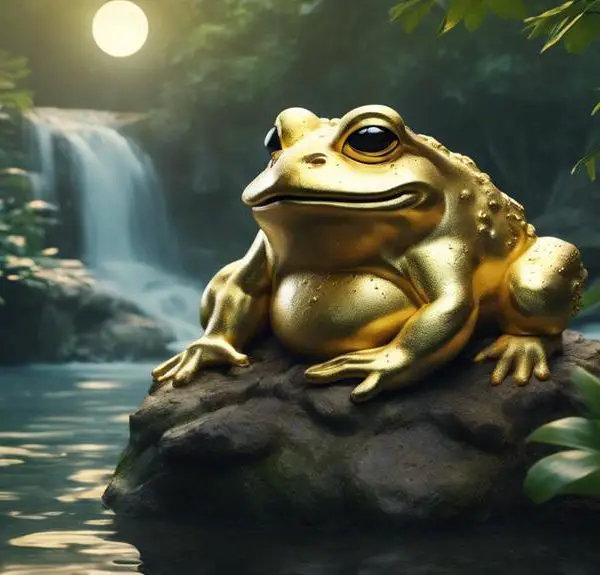 lucky toad for prosperity