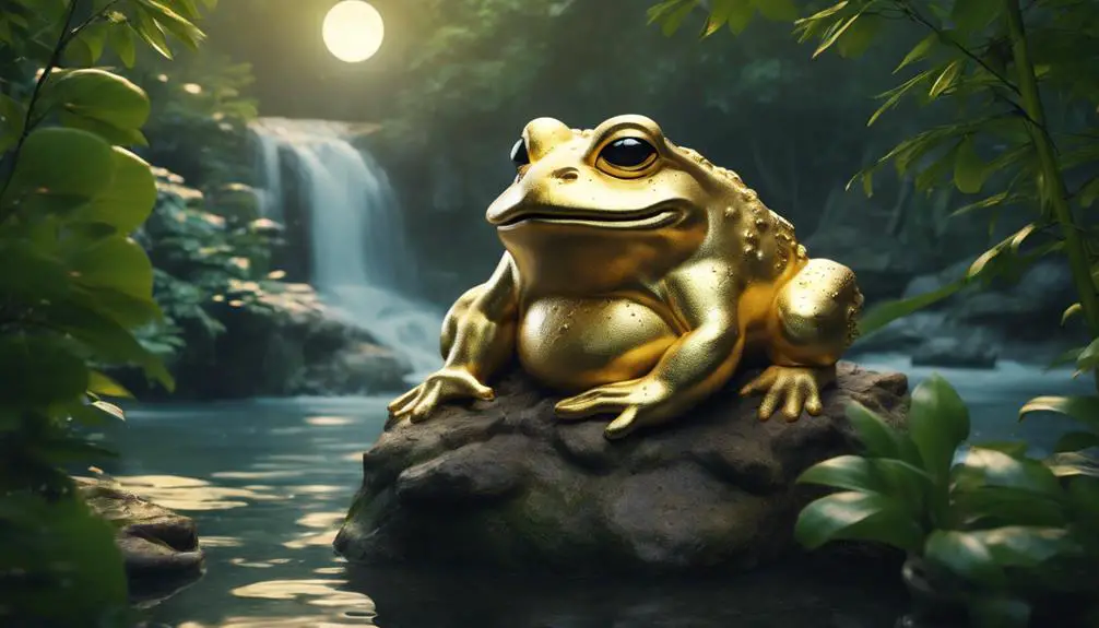 lucky toad for prosperity